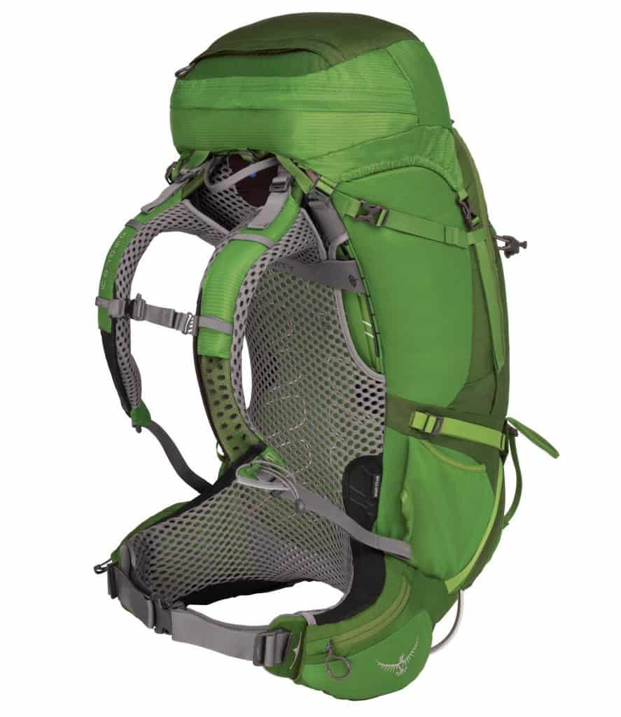 osprey atmos ag 50 review comfort side view