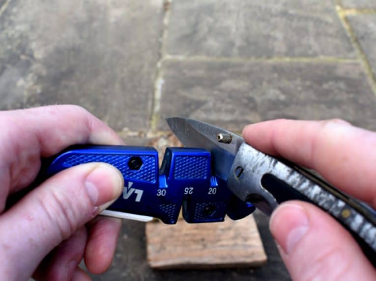 Lansky QuadSharp Review MultiAngle Pocket Knife Sharpener