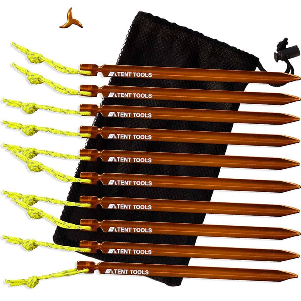 8 Best Tent Stakes For Hard Ground 2024 Tent Pegs That Don't Bend!