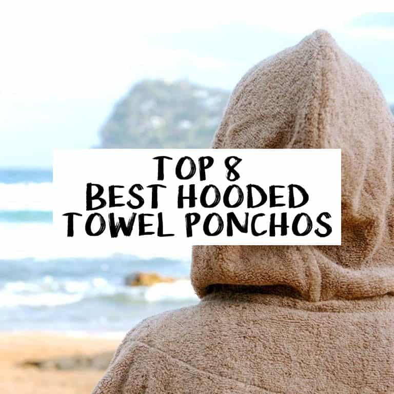 Surf Beach Swim Poncho Robe Wetsuit Changing Towel & Pocket Bag 110 x 80 cm 
