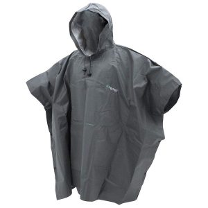 Rain Poncho With Hood and Draw Cord &Toggles Waterproof Camping Hiking Festivals 