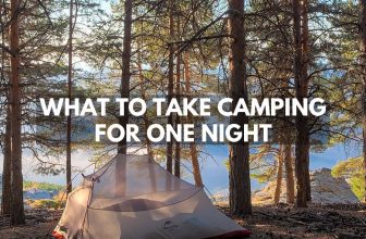 What To Take Camping For One Night