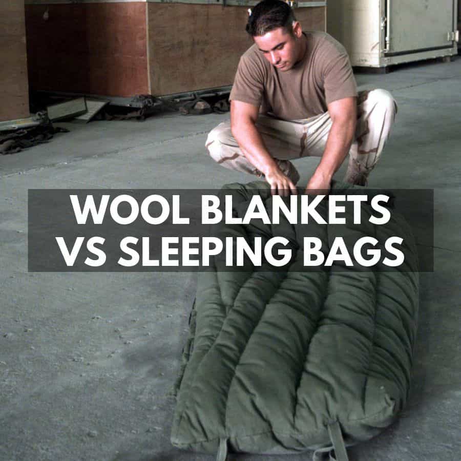 wool blanket vs sleeping bag