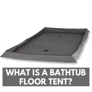 Bathtub Floor Tent