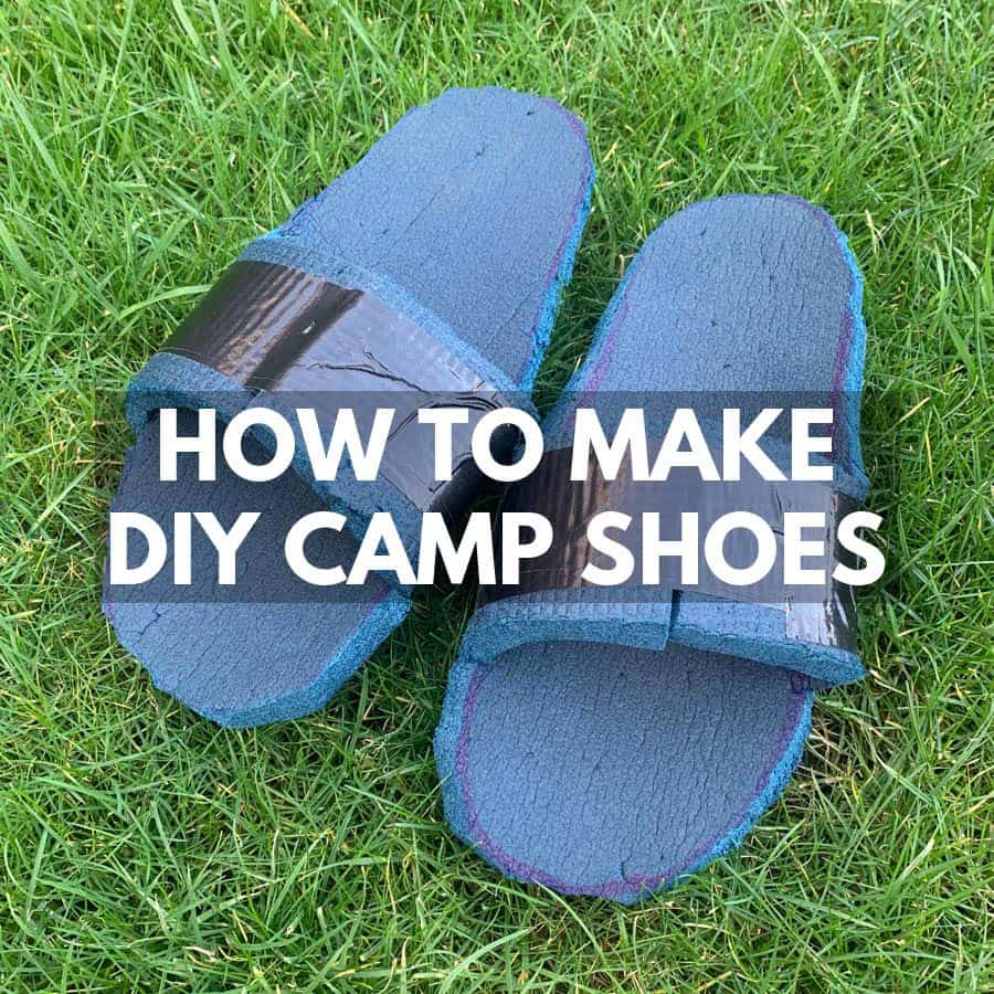 How to Make DIY Camp Shoes