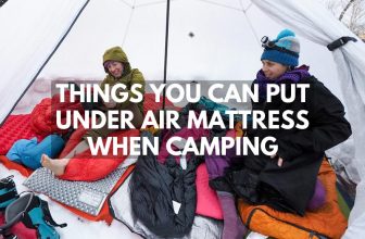 Things You Can Put Under Air Mattress When Camping