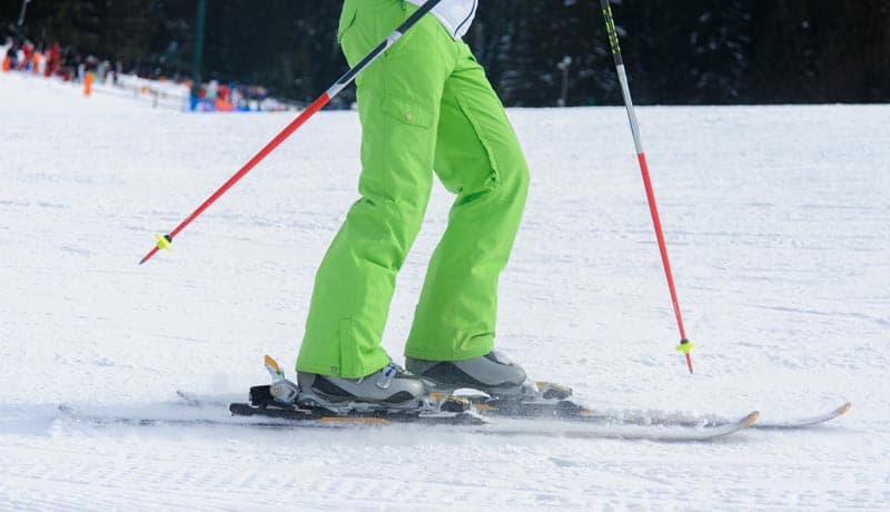 ski pants tight on waist but loose on legs