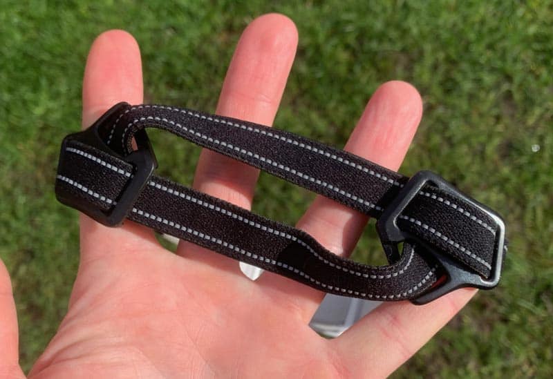 NICENEEDED Pack Of 2 Elastic Headlamp Bands, Black, Adjustable Headband