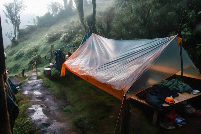 how to improve the waterproofing of a tent