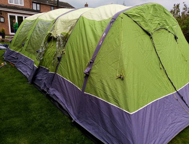 Problems with air tents