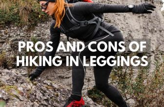 hiking in leggings
