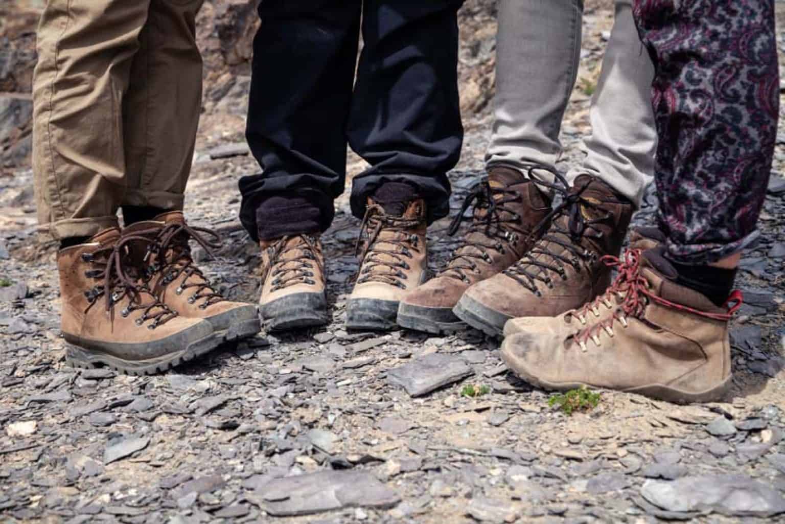 synthetic hiking boots