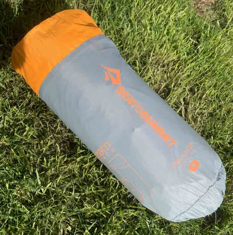 Sea To Summit Ether Light XT pack size